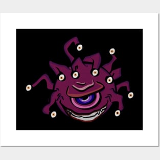 Dungeons and Dragons Beholder Cartoon Posters and Art